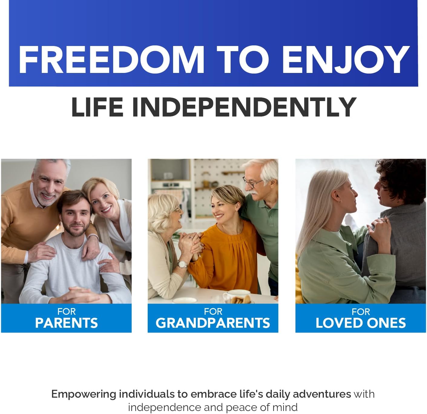 Home and Wellness TearDrop - Medical Alert Device - Wireless Home Security - Waterproof Alert Button - Fall Detection For Seniors - Elderly Assistance Products - Personal Safety Devices - 1 Month Free