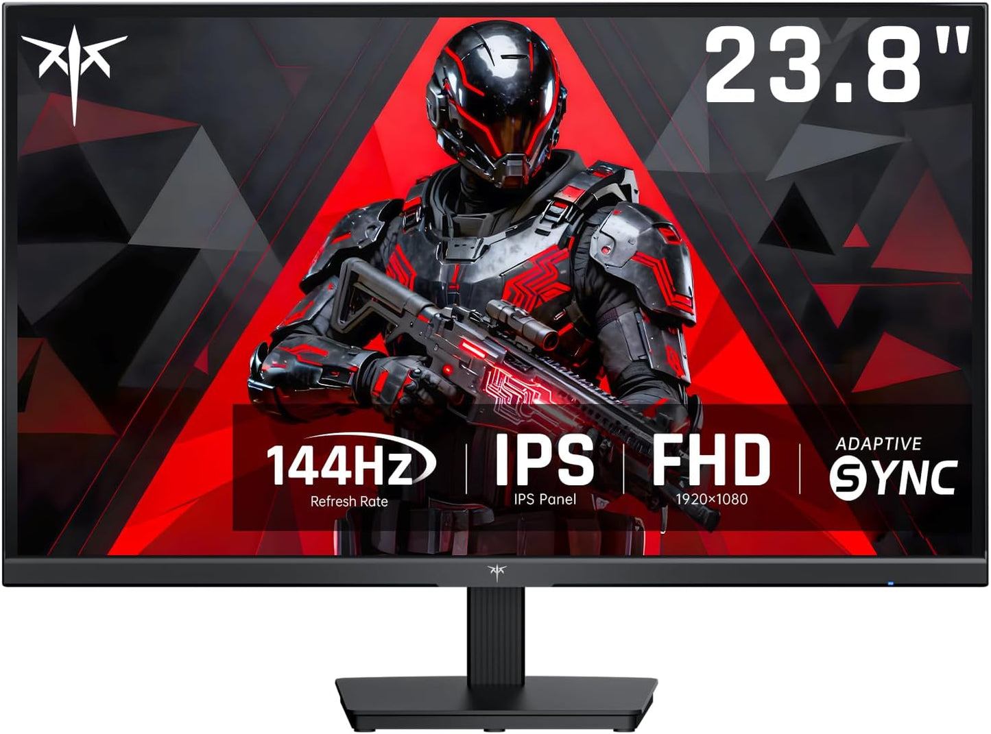 KTC 24 Inch Computer Monitor, FHD 144Hz Office Gaming Monitor, IPS, Adaptive-Sync, HDMI & DP Port, 1500:1 Contrast Ratio, Bluelight Filter, Tilt Adjustable, H24B9S