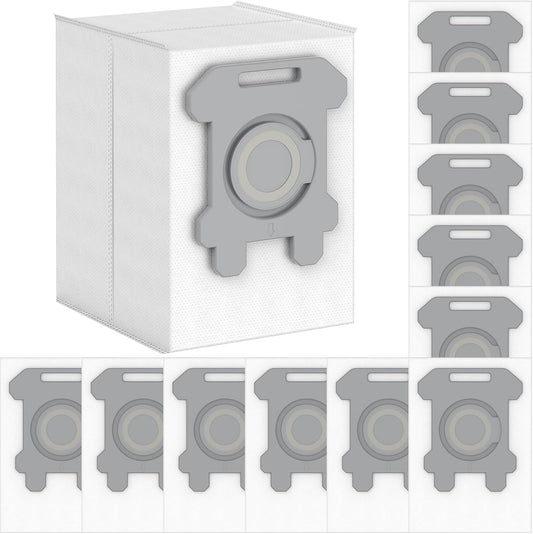 12 Pack Dirt Disposal Bags Compatible with Robotic Vacuum Cleaner i3, i3+, i7, i7+, i8, i8+, i4, i4+, i1, i1+, i6, i6+, j7, j7+, s9, s9 Plus, i & s j Series Vacuum Bags Bin Bags Replacement Parts