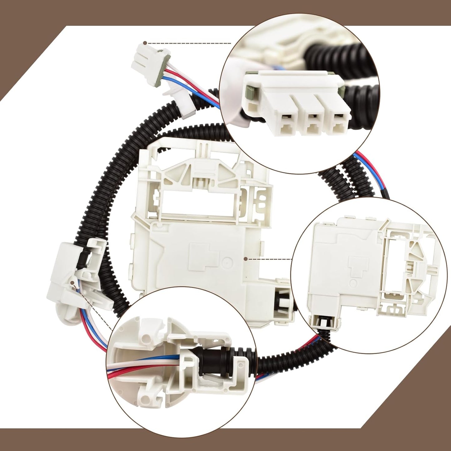 290D3070P002 Washer Lid Lock Switch Washing Machine Lock Assembly Compatible with Ge Washer ETW485ASW0WB GTW325ASW0WW GTW385ASW0WS GTW485ASW0WB