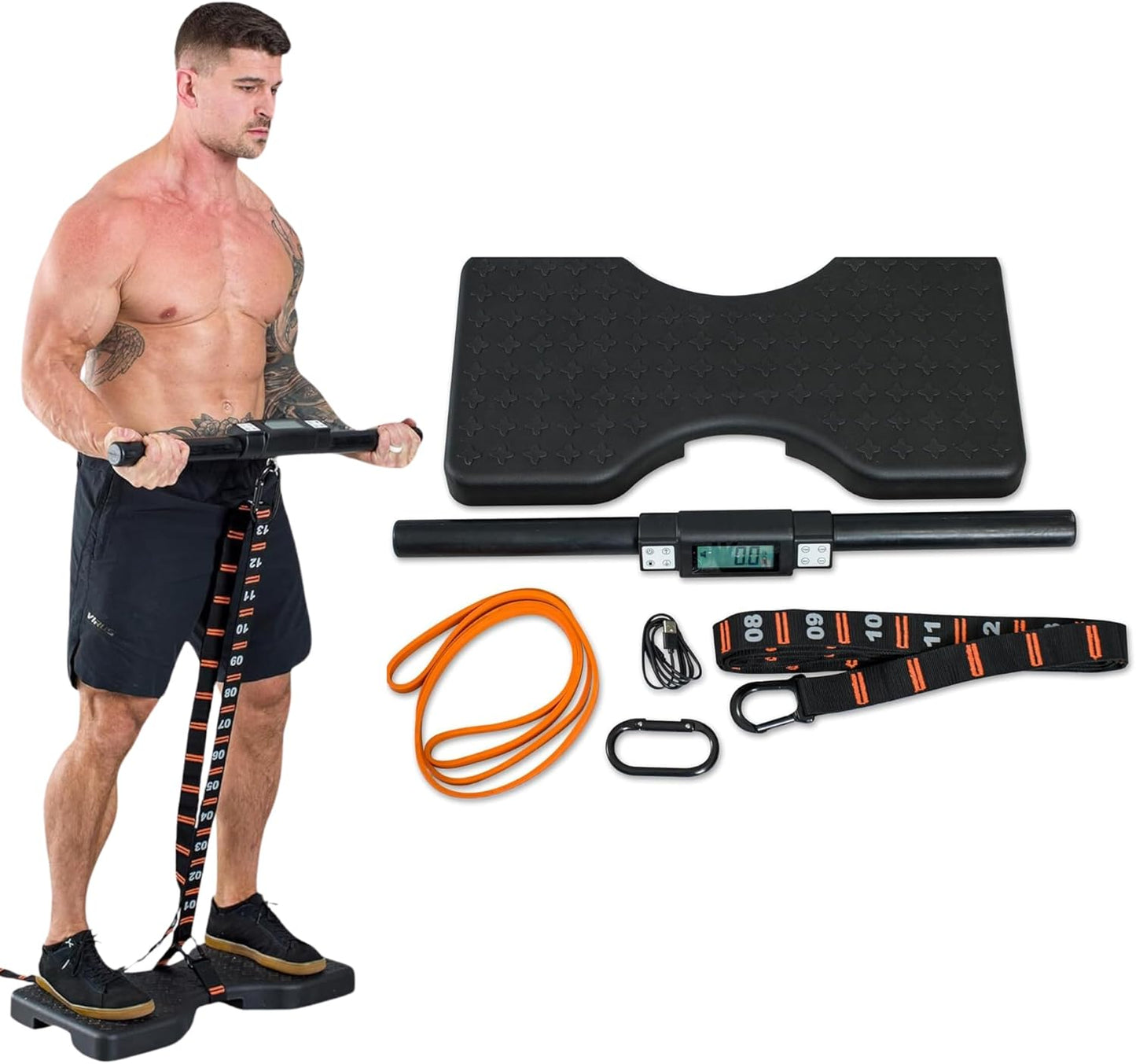 Dragon Door - Isomax Training Equipment, Barbell With Digital Force Generation Meter, Handgrip for At Home Workouts, Isometric Exercise Equipment and All-in-One Workout Machine