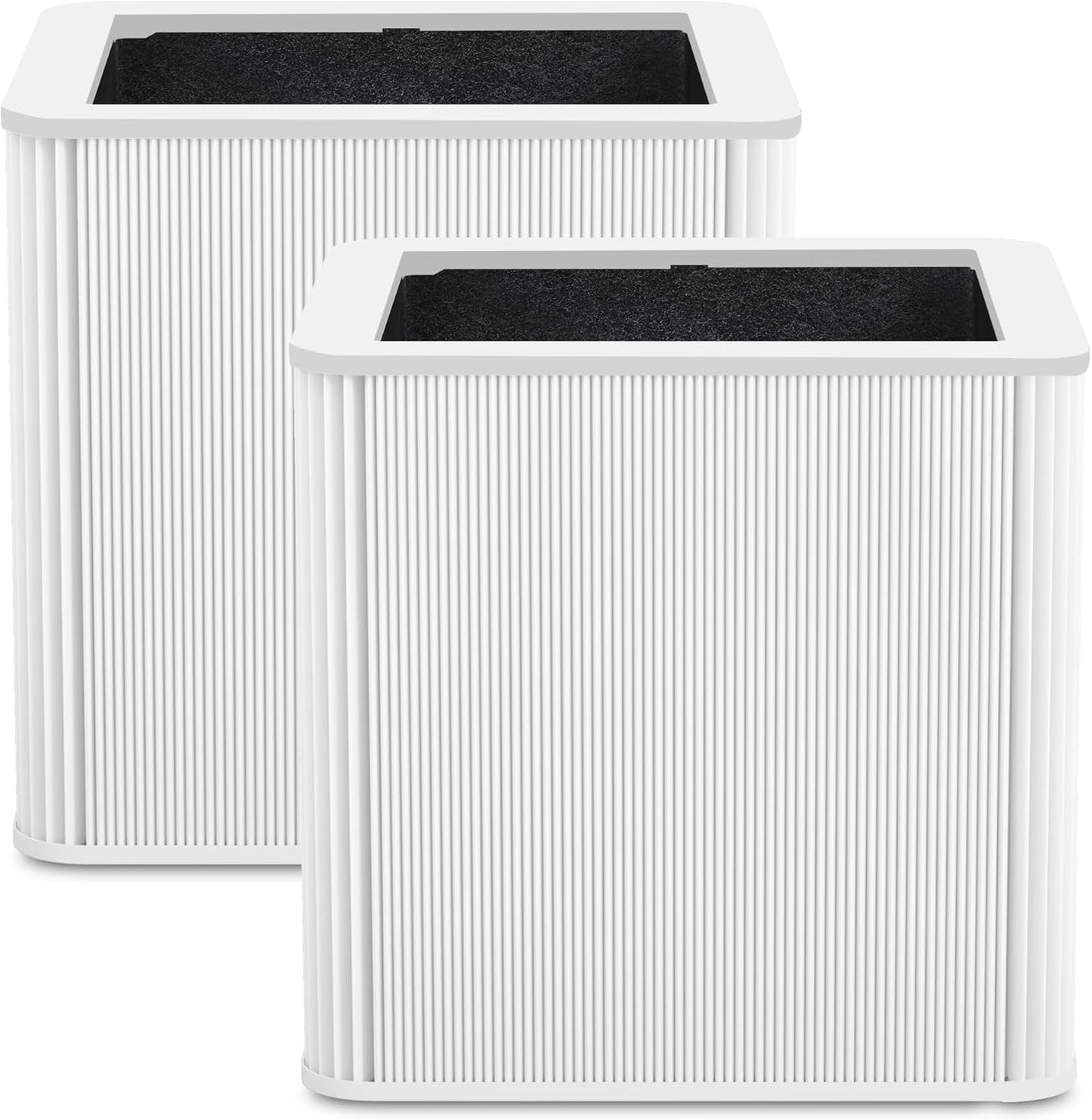 2 Pack 211+ Replacement Filter Compatible with Blue Pure 211+ and 211+ Auto Air Purifier, 2-Stage Filtration System of H13 True Filter & Activated Carbon Filter