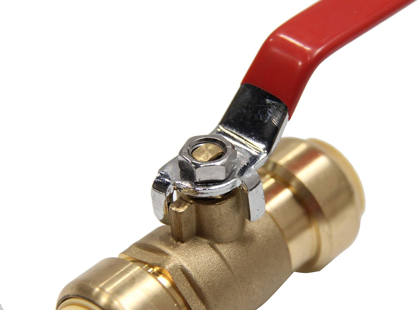 (Pack of 20) EFIELD 3/4 Inch Ball Valve for Push-Fit Valve Full Port Ball Valve Brass UPC Certified,(PF-VALVE012-20PCS)