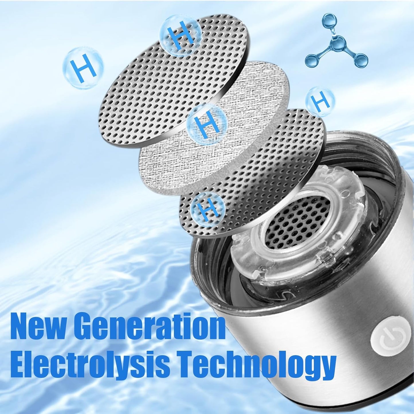 2025 New Hydrogen Water Bottles, Portable Hydrogenated Water Bottle with SPE PEM Technology, 420ml Hydrogen Water Bottle Generator, Rechargeable Ionizer Machine for Office, Home, Travel