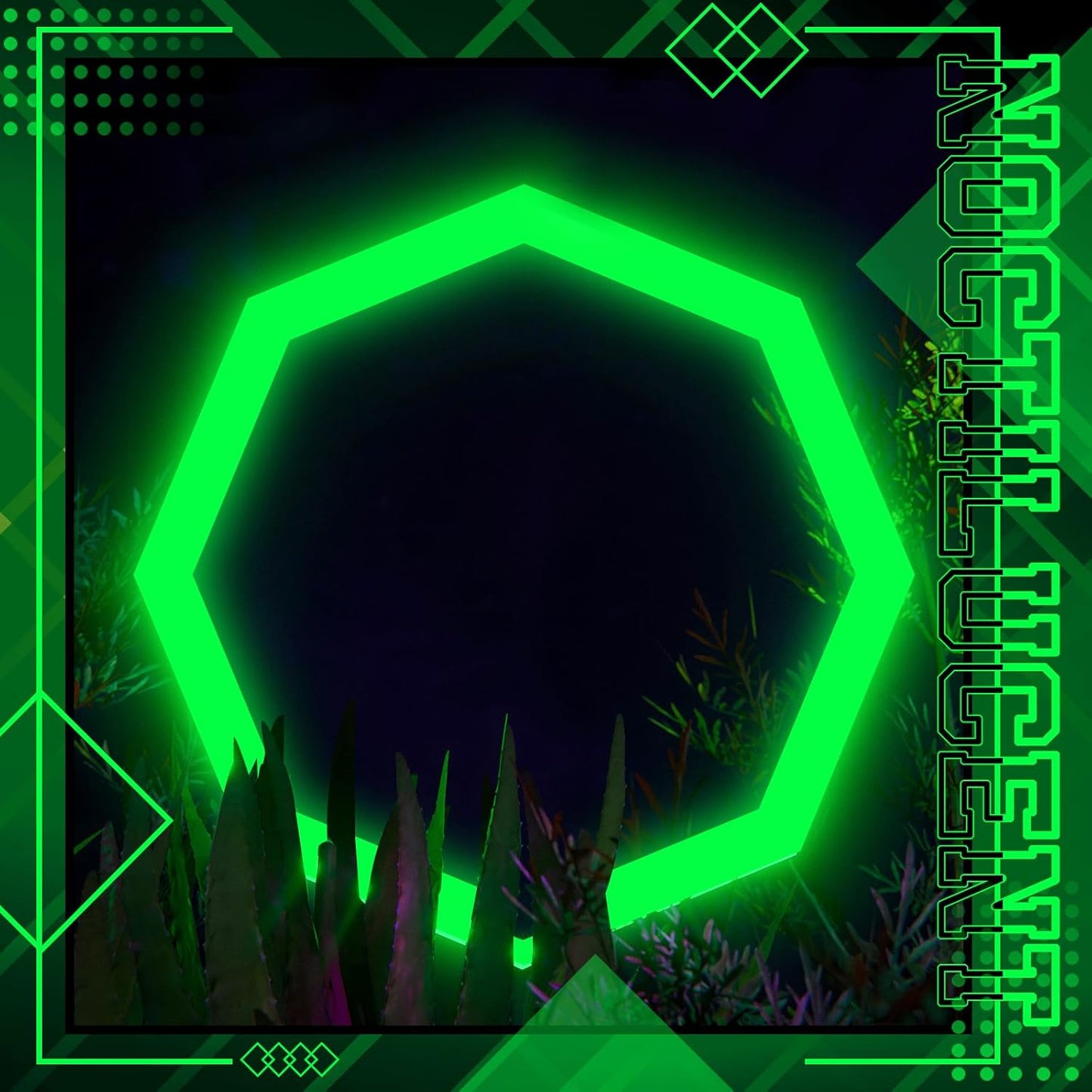 2 Rolls Glow in The Dark Tape 16.4 ft x 6 Inch Luminous Phosphorescence Green Long Lasting Bright Glow Tape for Halloween Night Decorations, Theater Stages, Stairs, Walls, Steps and Exit Sign
