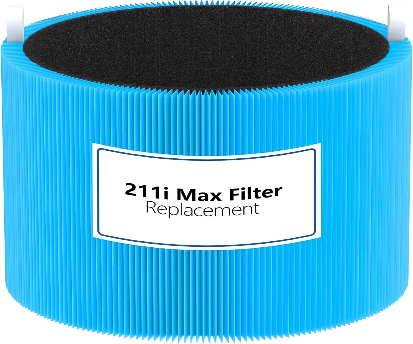 1 Pack Blue Pure 211i Max AllergenBlock Replacement Filter Compatible with Blueair Blue Pure 211i Max Air Purifier, True H13 HEPA and Activated Carbon Filter