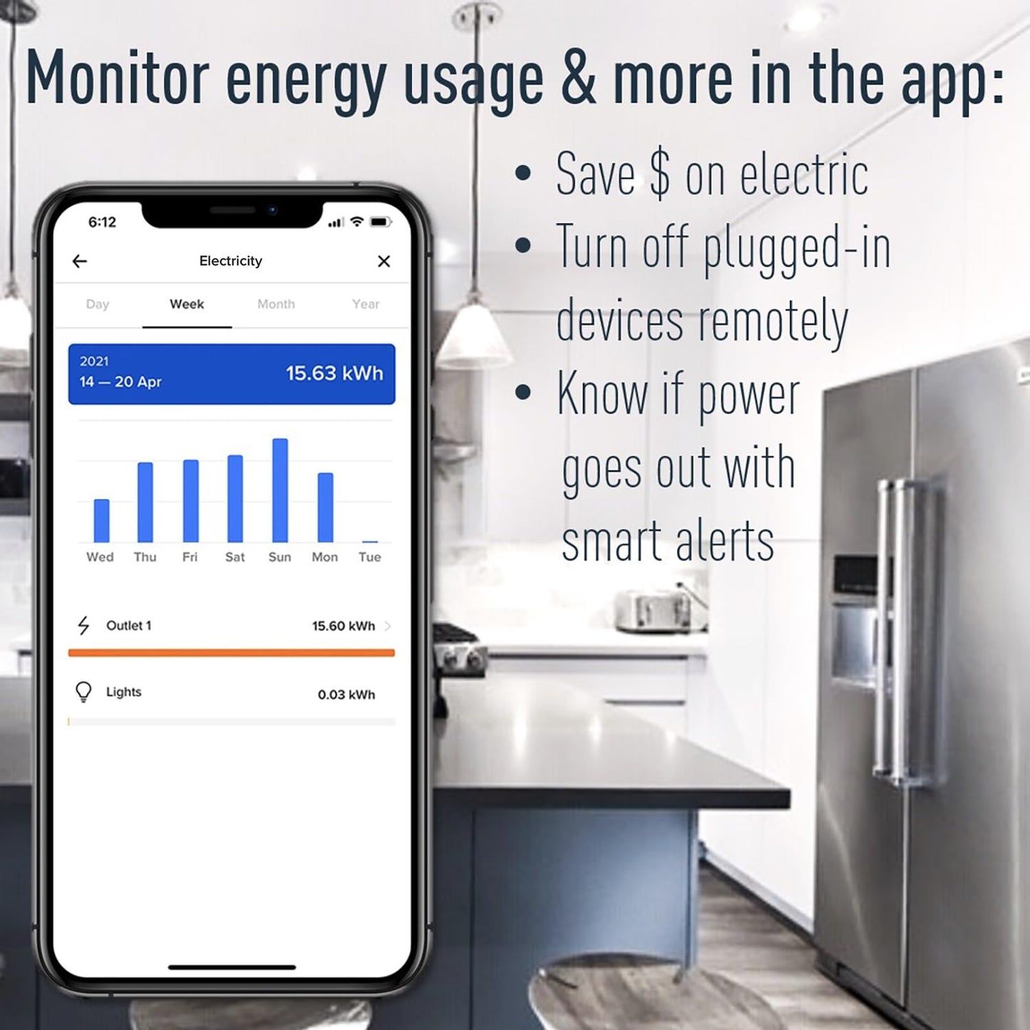 Legrand Radiant WNRR15LA 15 Amp Smart Outlet with Netatmo, Compatible with Alexa, Google Assistant & Apple HomeKit, 15A, Light Almond (1 Count)