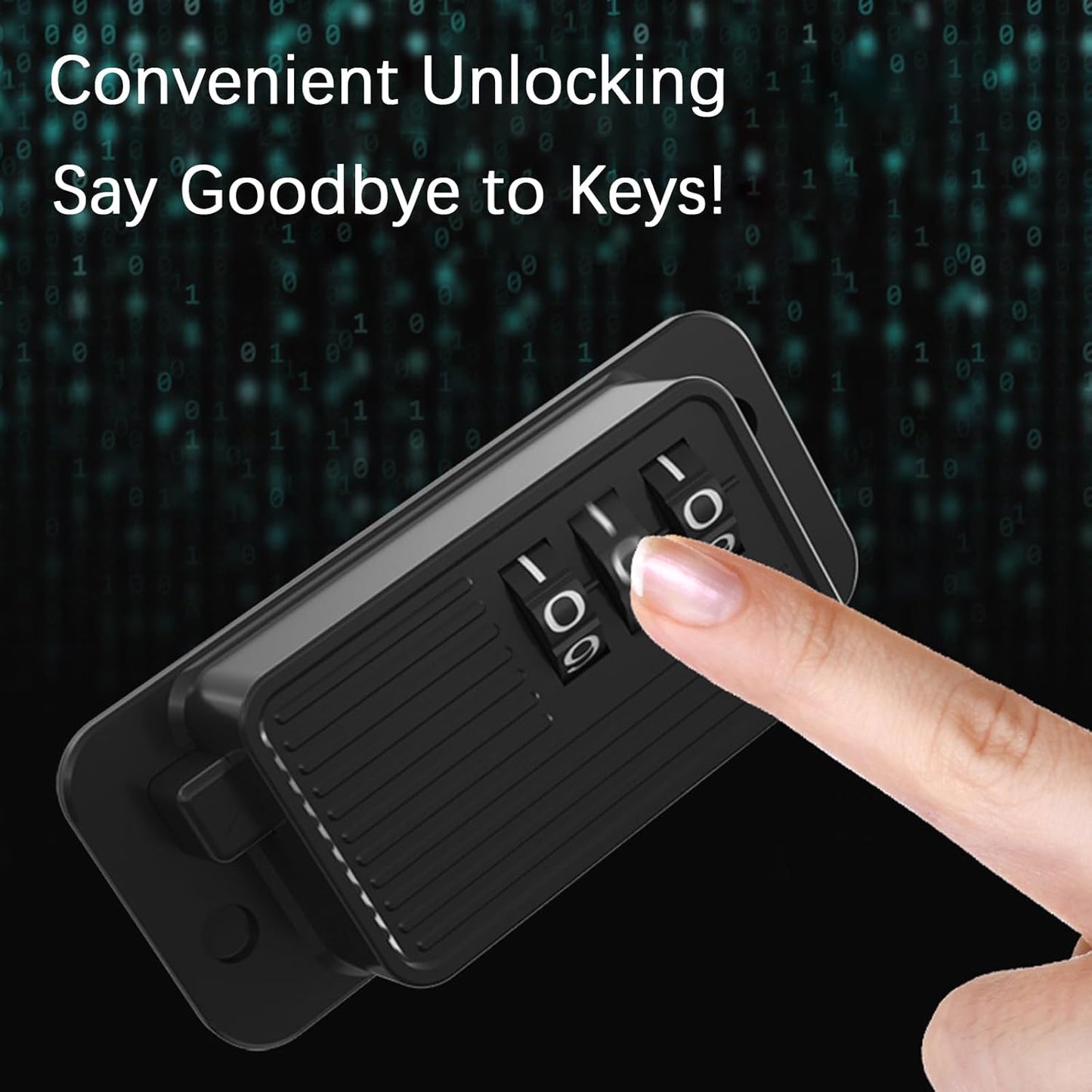 Heavy Duty Combination Refrigerator Lock (1 Pack) - Cabinet Locks Baby Proofing, No Drilling Adhesive Fridge Locks, for Fridge, Cabinets, Drawers, Window and Child Safety Cabinet Lock