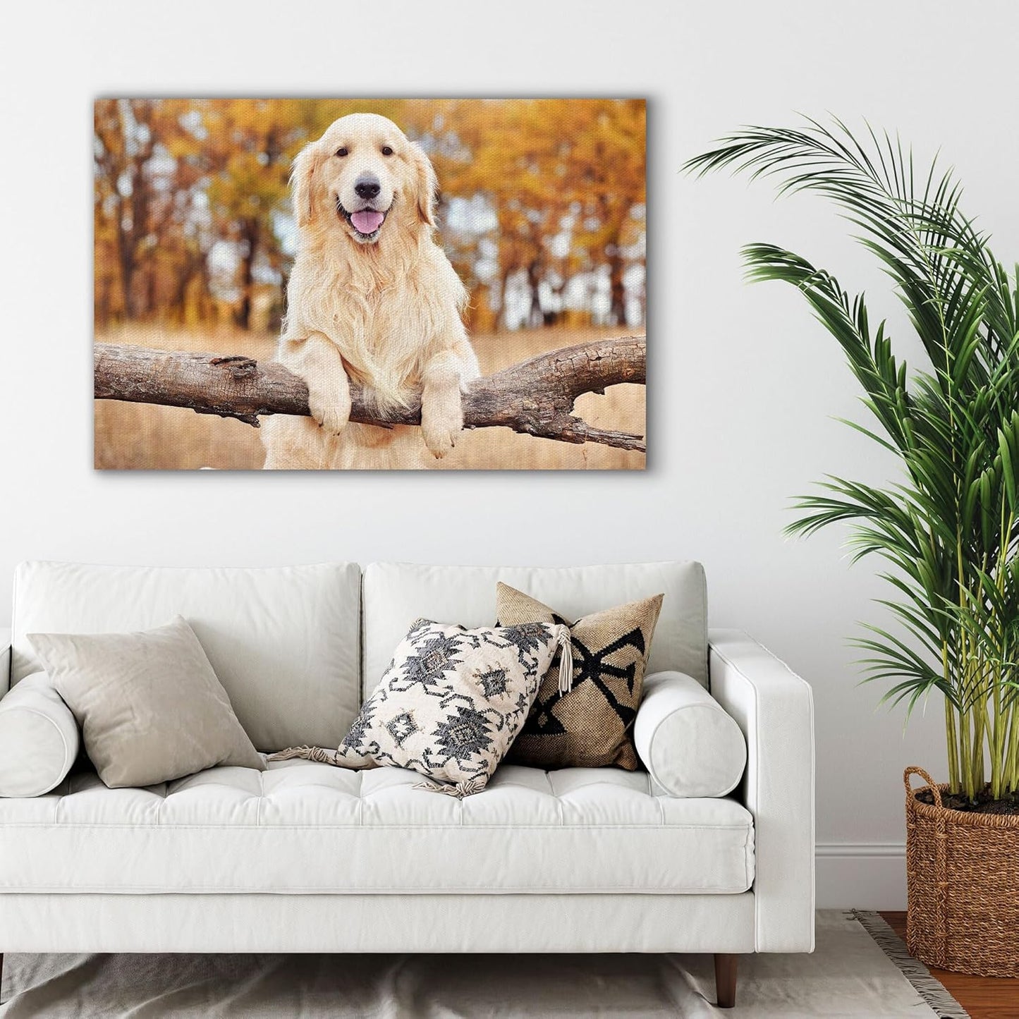 Custom Canvas Prints with Your Photos Personalized Photo Canvas Print Wall Art Customized Canvas Picture Frame Gifts for Pet Baby Family Mom Dad Men Women Couple Boyfriend Girlfriend Framed 12x8