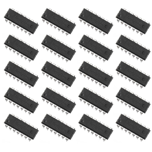20pcs SN74LS08N 74LS08 HD74LS08P Quadruple 2-Input Positive-and Gates，Low Power Schottky 4.75V to 5.25V，DIP-14.