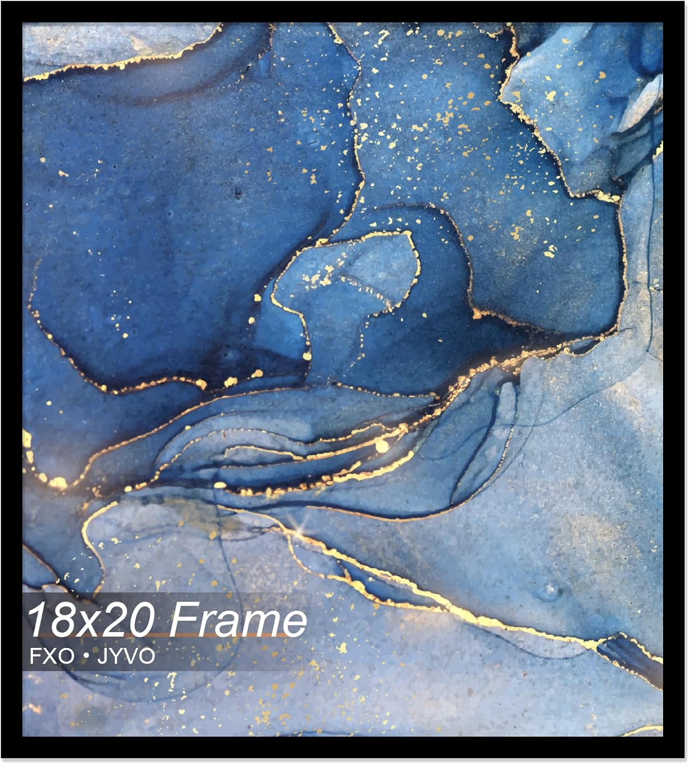 18x20 Picture Frame, Black Frame for 18 x 20 Inch Picture Poster Photo, Light Weight and High Transparent 18 by 20 Frame for Wall - 1 Pack/Black/18 x20
