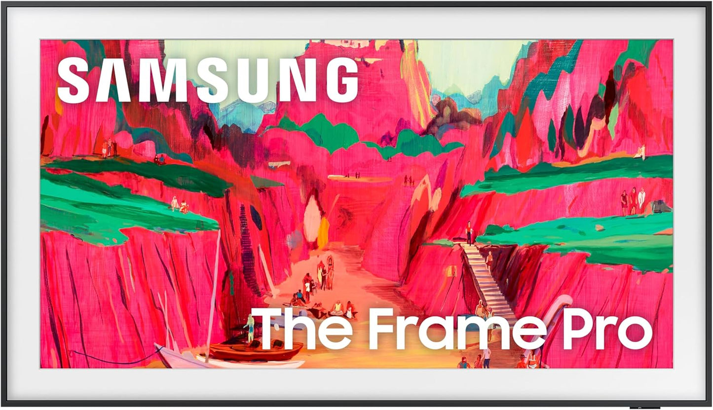 Samsung 65-Inch Class The Frame Pro LS03FW 4K Neo QLED Mini LED Smart TV w/Music Frame Included