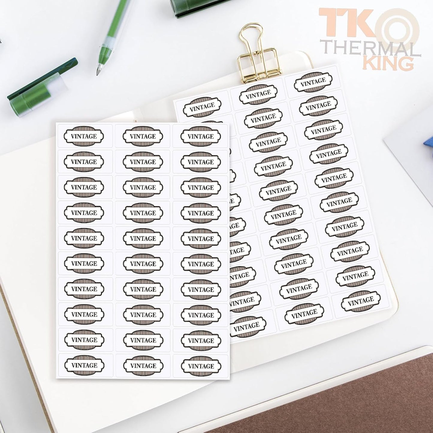 1" x 2-5/8" 100 Sheets Easy Peel White Blank Sticker Mailing Shipping Address 3,000 Labels (30 Labels/Sheet)