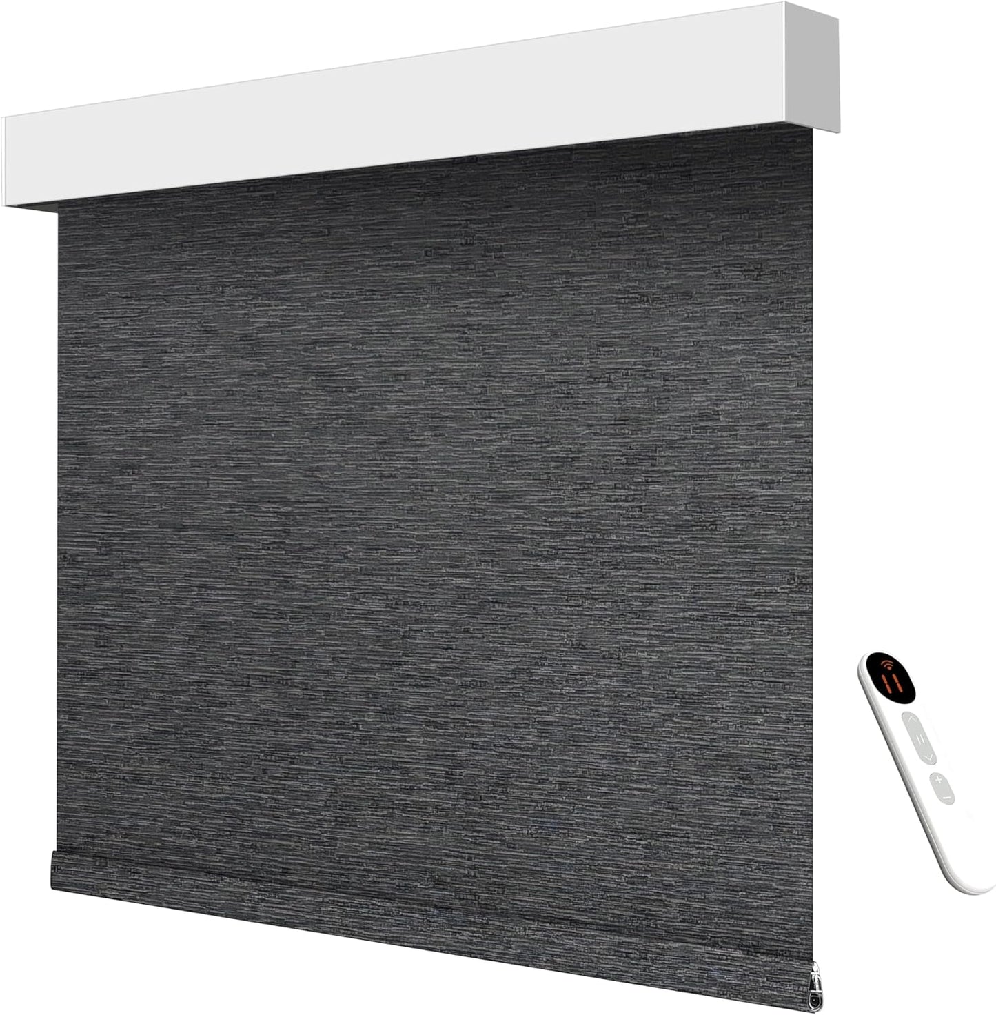 Smart Motorized Blinds – 70% Blackout Roller Shades with Remote, Alexa/Google Home/Siri Control, Matter Compatible, Wireless Rechargeable Battery, Custom Sizes for Windows & Sliding Doors