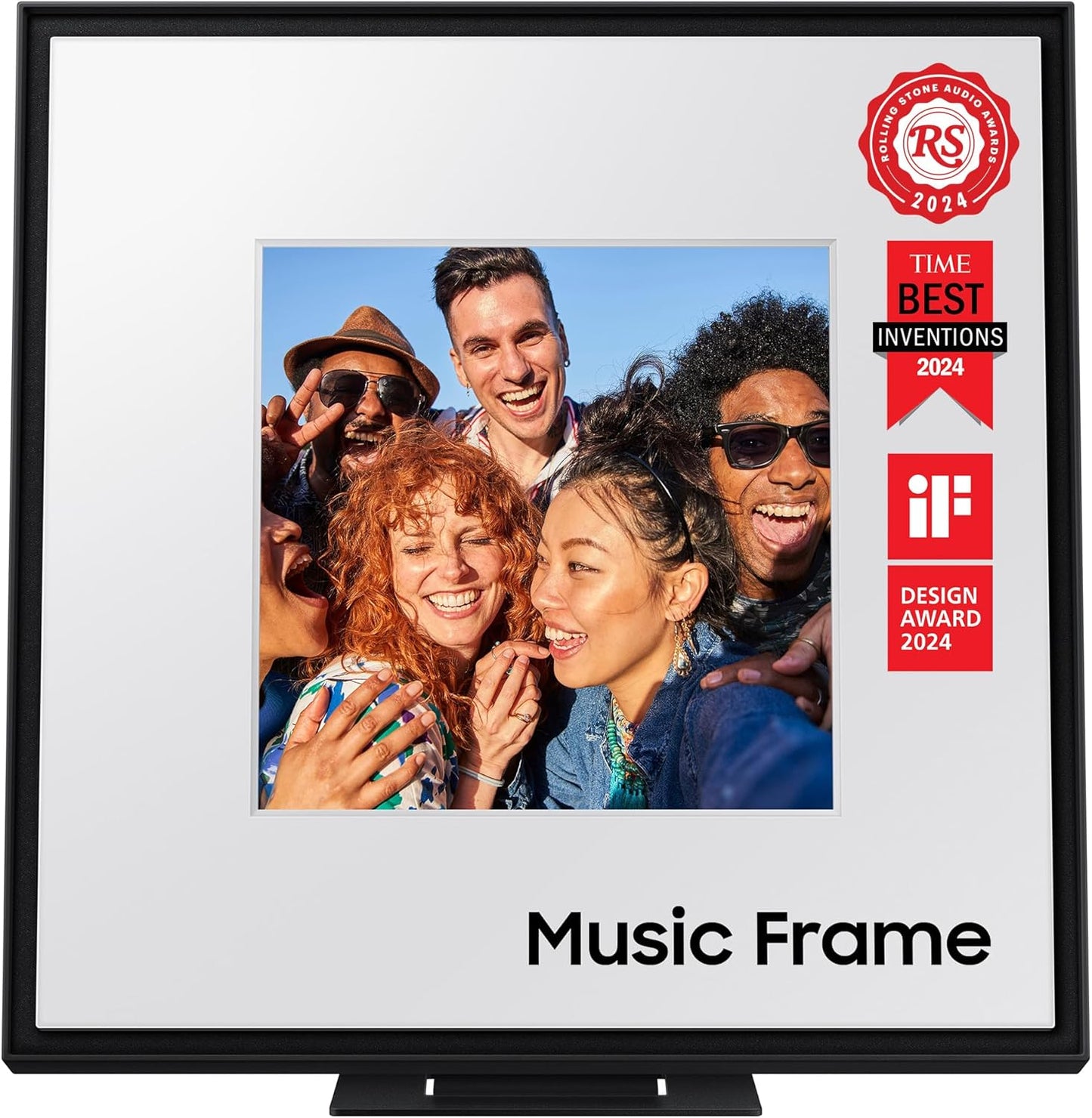 Samsung 75" The Frame Pro 4K Neo QLED Smart TV (2025) with Modern White Customizable Bezel & Music Frame Smart Speaker with Dolby Atmos