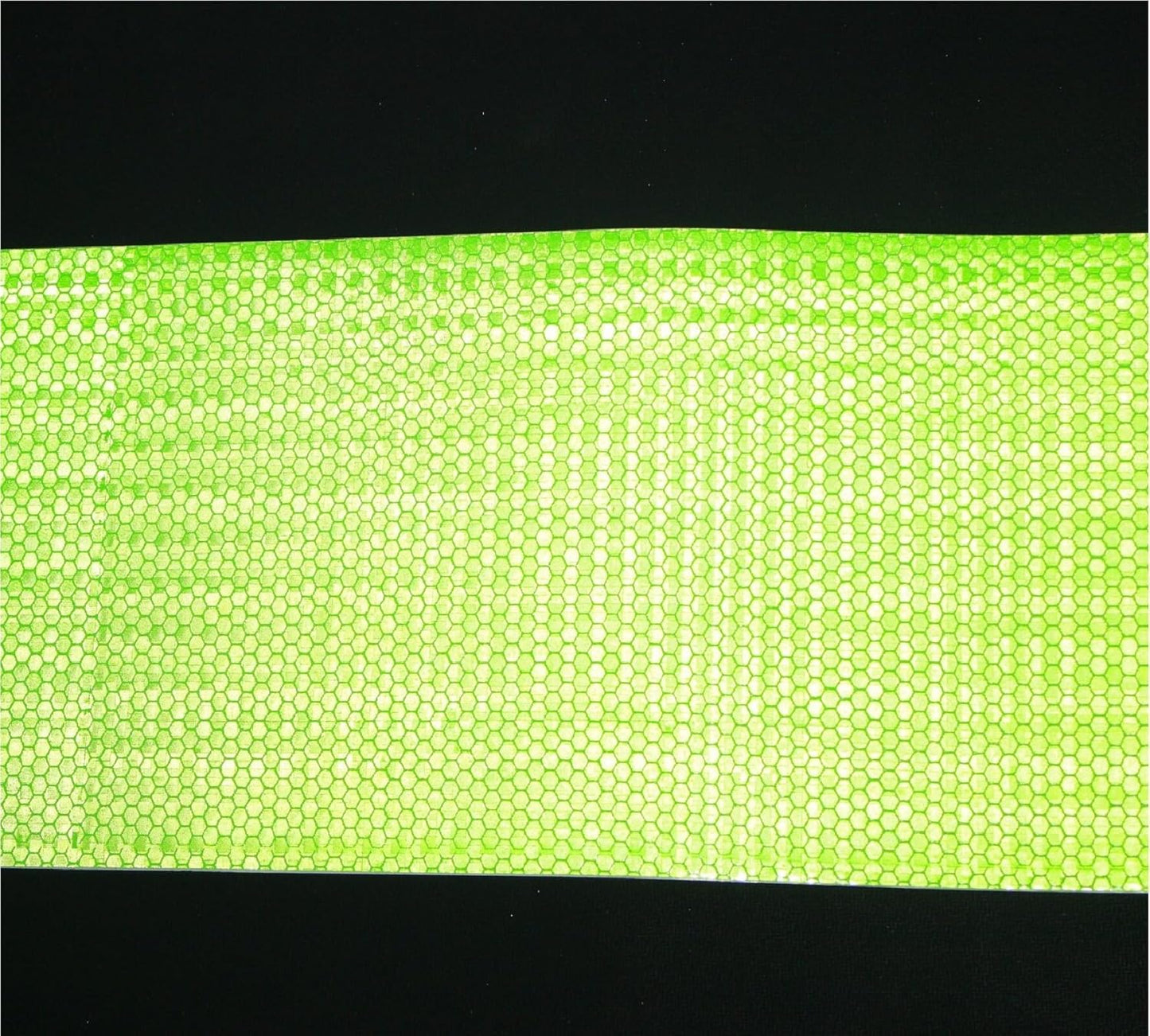 Green Reflective Tape Outdoor Waterproof 8 inch Wide, High Visibility Warning Industrial Marking Tape, Safety Stickers (68 feet)