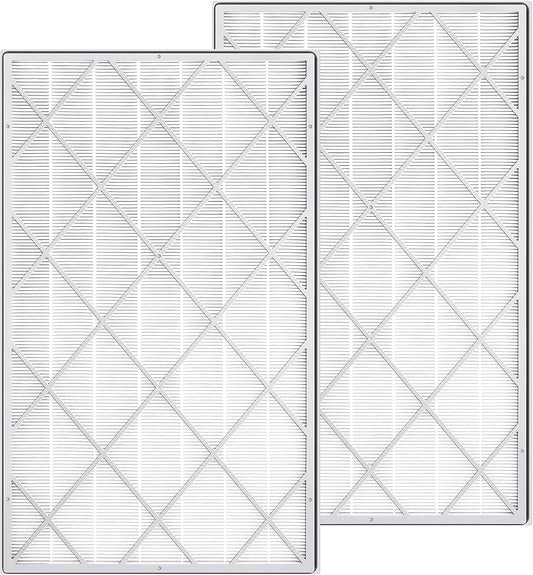 HE601 Replacement Filter for Shark HE6FKPET HE601 HE602 6 Fan Air Purifier, H13 3-in-1 Filter System - Absorbs 99.97% Particulates, Part # HE6FKPET, HE6FKBAS, HE6FKPRO, 2 Pack