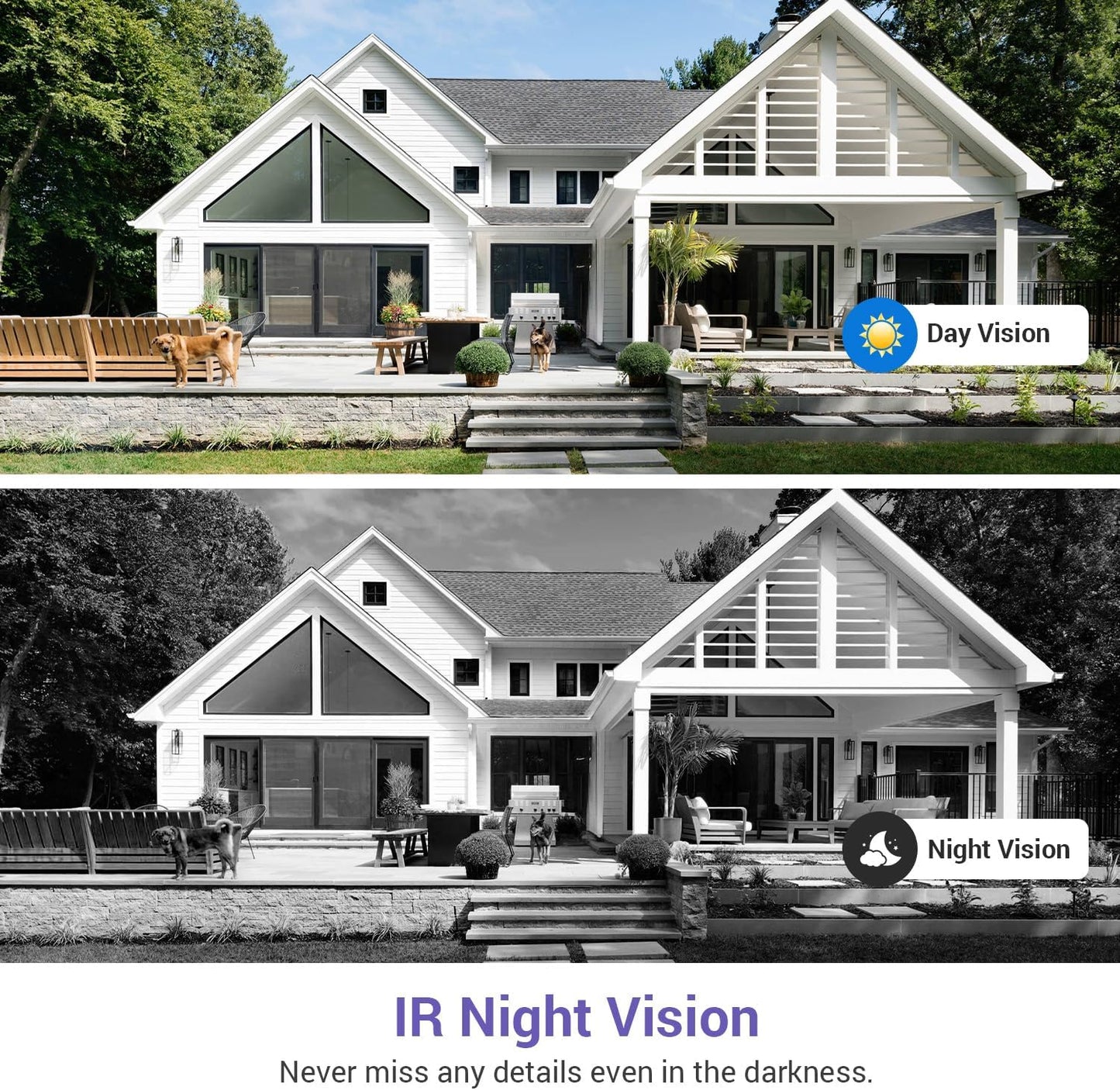 1080P Smart Video Doorbell Camera with Motion Detection, Night Vision, Cloud Storage, Two-Way Talk, Battery Powered, Home or Business Security, 2.4GHz Wi-Fi(Excluding Receiver)